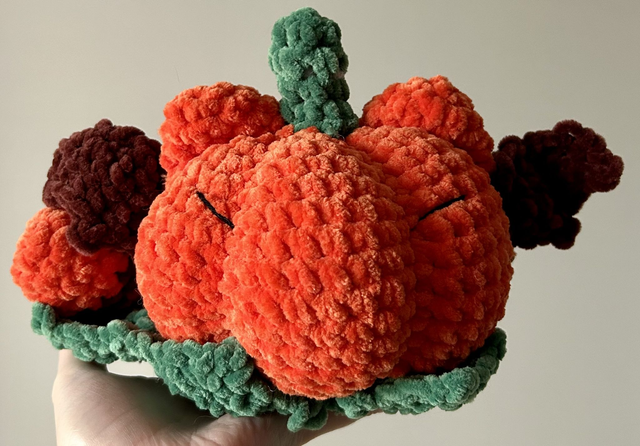 Halloween Kürbis Katze