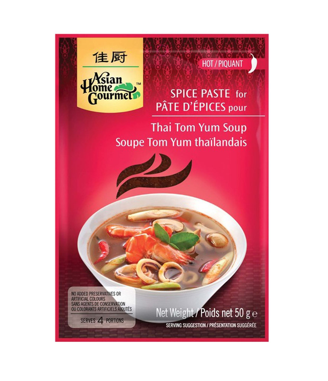 Asian Home Gourmet 50g Spice Paste For Thai Tom Yum Soup - Hot
