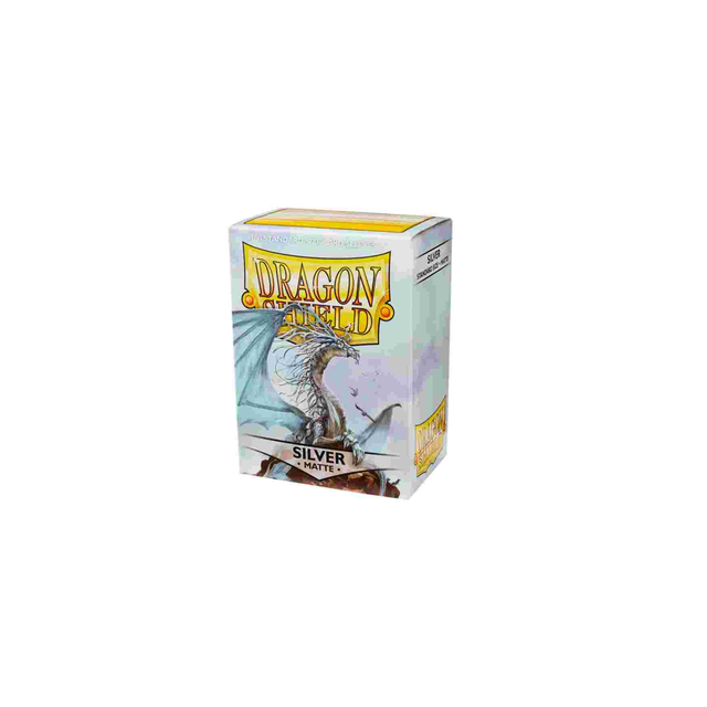 Dragon Shield Matte 100 Sleeves - Silver