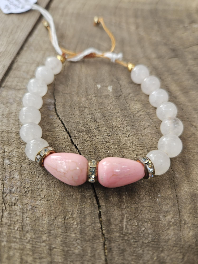 Bracelet femme quartz rose 