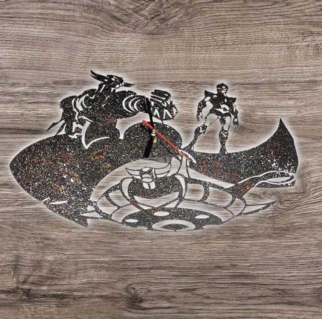 Horloge Goldorak en acier 