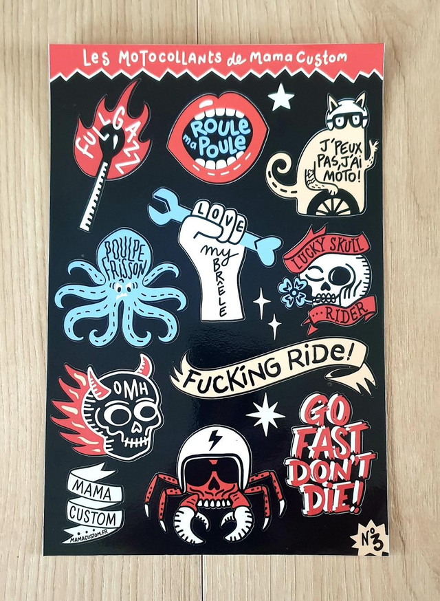 Stickers - FUCKING RIDE