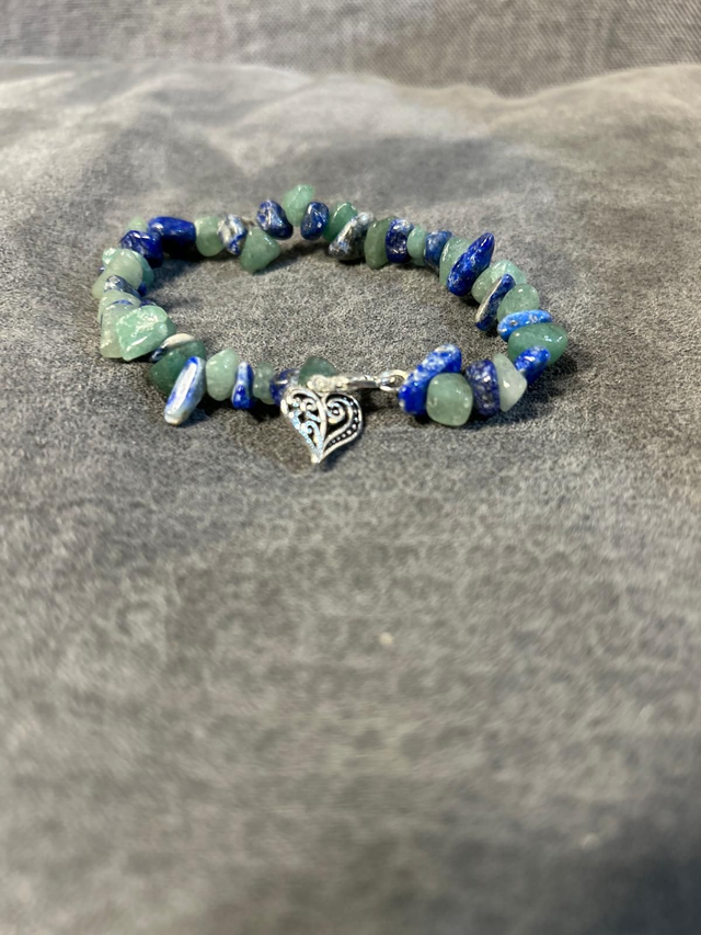 Lapis Luzuli & Green Adventurine Bracelet