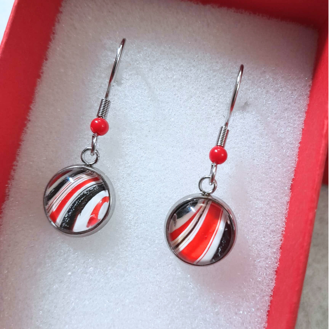 DOMINO CHIC - Boucles d'oreilles - Métal argenté