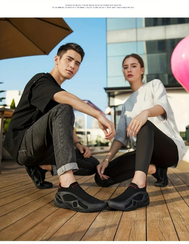 Men &amp; Women Breathable Slip-On Casual Sneakers