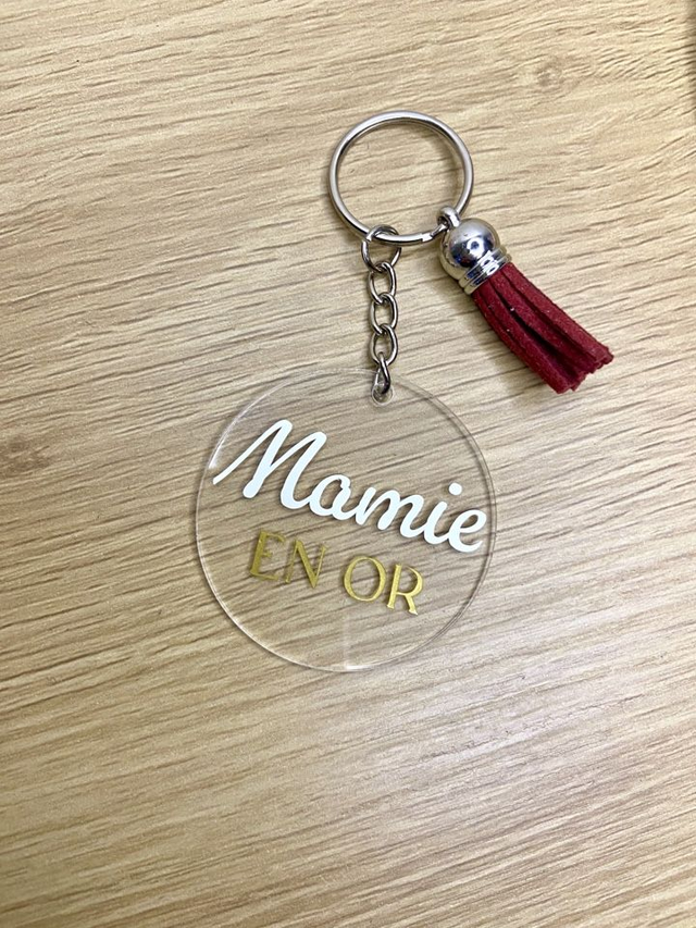 Porte clé MAMIE EN OR