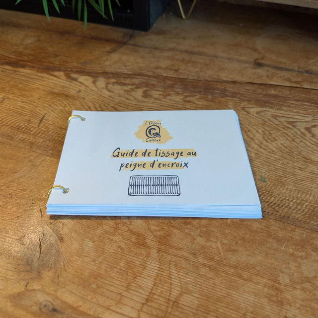 Guide de tissage seul - Technique au peigne d&#039;encroix