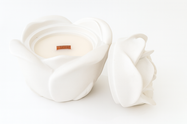 Bougie parfumée &quot;La Rose&quot; - Vanille