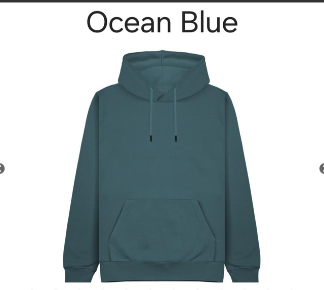 Ocean Blue Hoodie