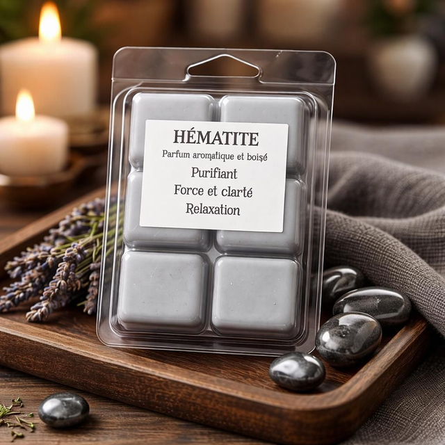 "Hématite" - Fondant pour brûleur - Cire de soja