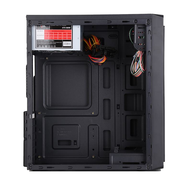 ITEK WINCO OM MOYEN TOUR ATX NOIR + ALIMENTATION 500W