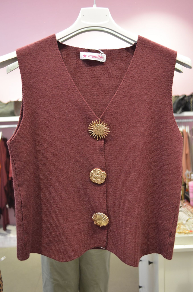 Chaleco Botones Soles