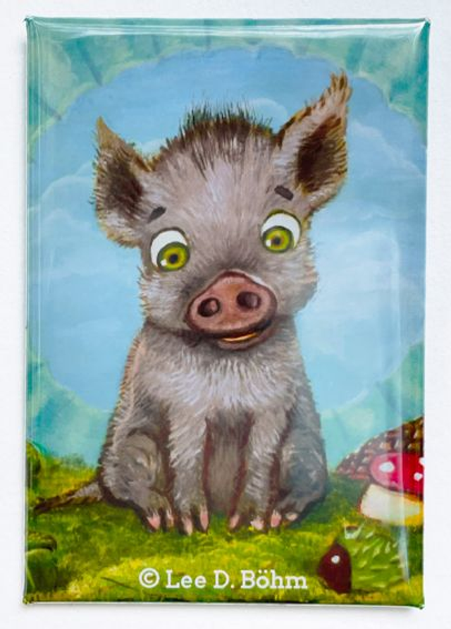 Magnet "Das kleine Wildschwein" / Magnet "The Little Wild Boar"