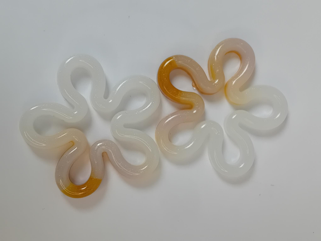 Pampille contour fleur 