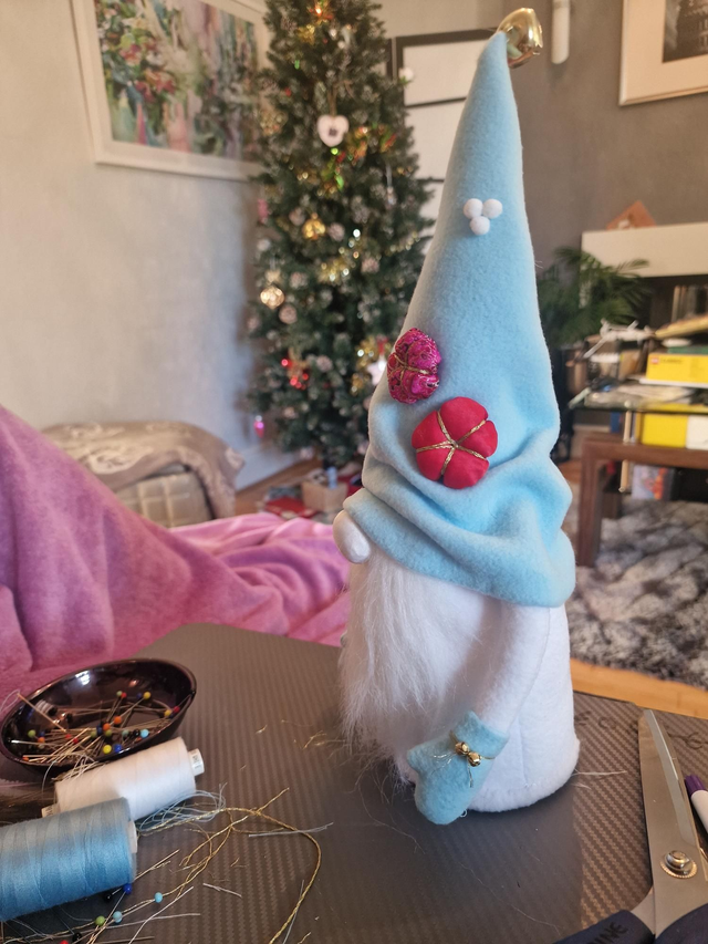 Handmade Christmas Gnome Ornament