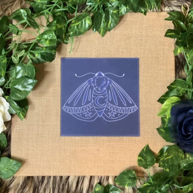 Square Print - Moth