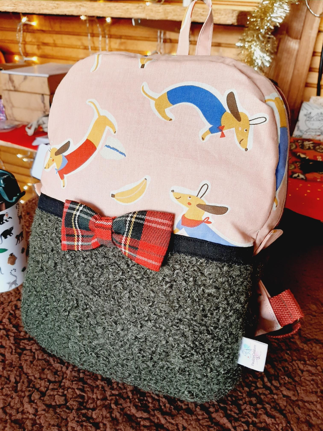 Sac à dos "L'élégant Teckel"