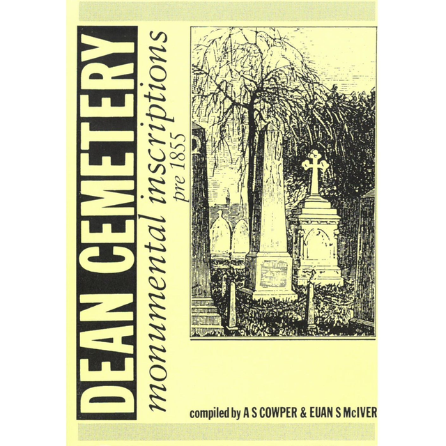 Dean Cemetery, Edinburgh Monumental Inscriptions