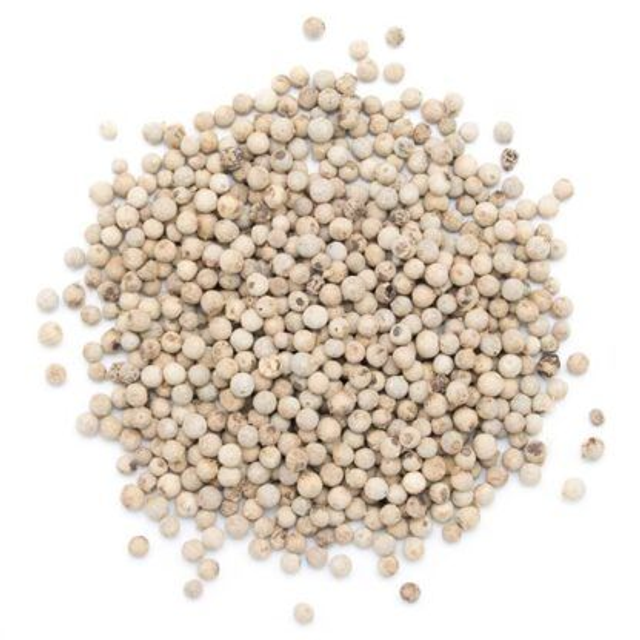 Pimienta blanca en grano