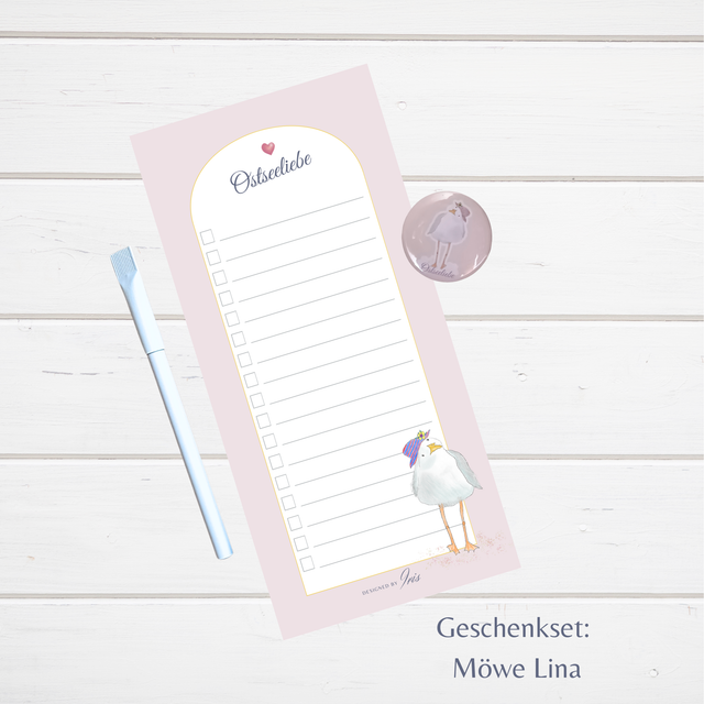 "Möwe Lina" Geschenk-Set (ArtNr.SE0009)
