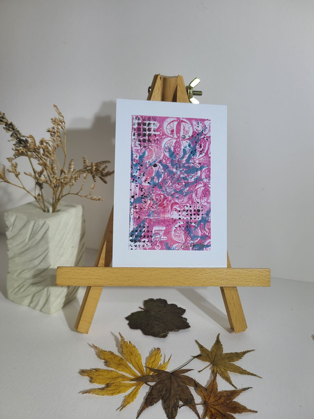 Carte végétale fait main