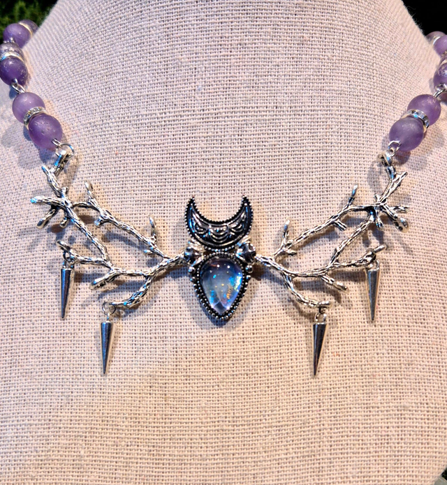 Éclat de Lune – Collier Forêt Enchantée