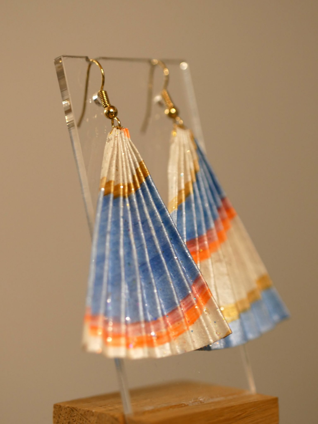 Parchemins ciel nuagé paillettes