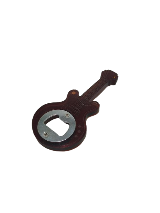 Décapsuleur guitare marron