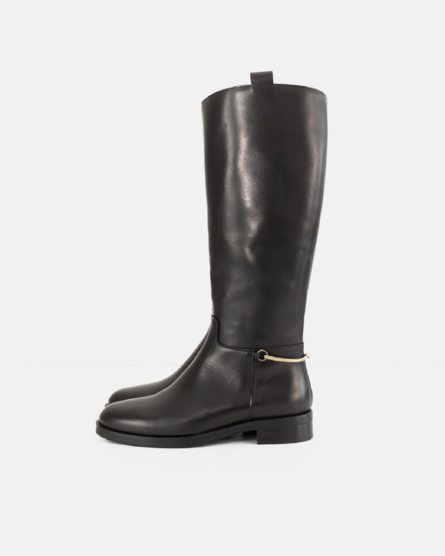 Stivali stile cavallerizza in vitello