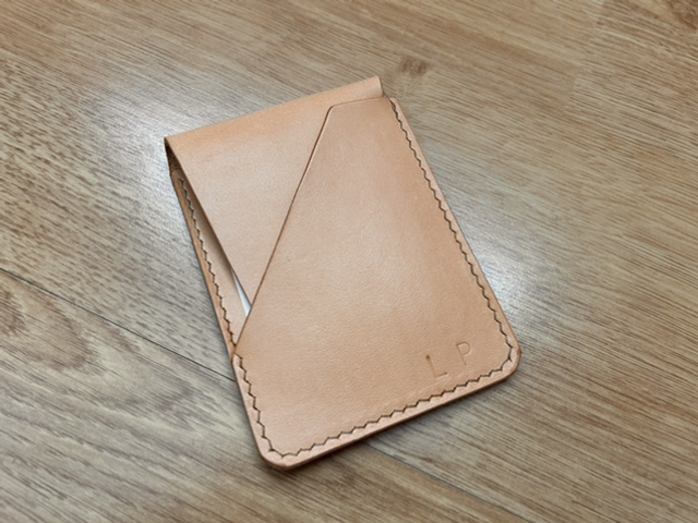 FPW#1 - Porte-carte pour poche avant en cuir de bœuf/taureau