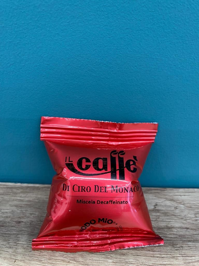 Capsula compatibile "LAVAZZA A MODO MIO" miscela DECAFFEINATA pregiata di " Il Caffè di Ciro Del Monaco"