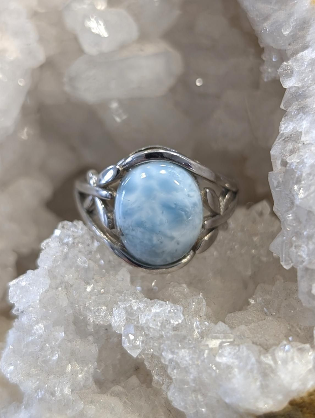 Bague larimar 