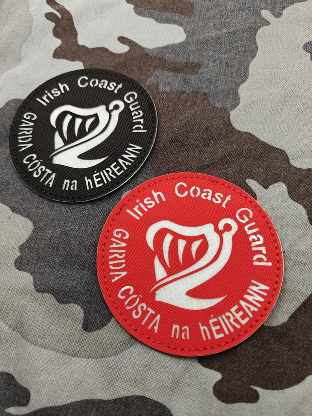 Coast guard reflective badge 