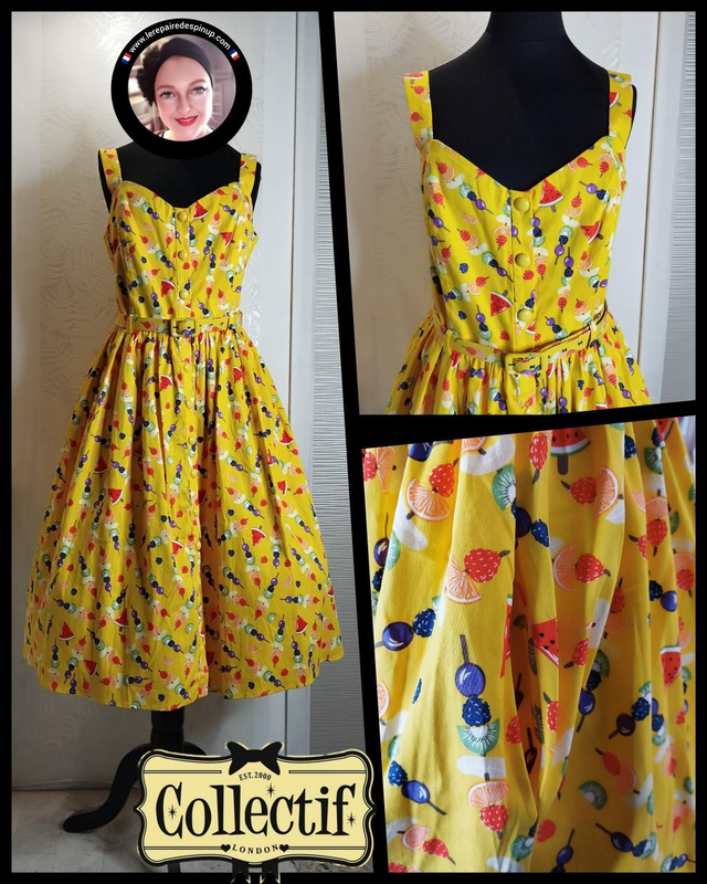 Robe Collectif Jemina Fruit BBQ Swing T44