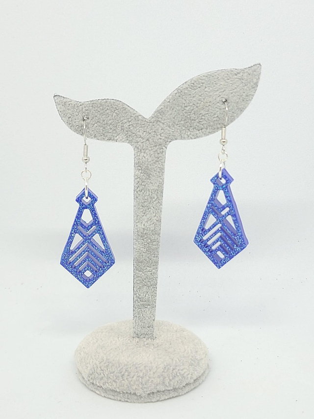 Boucles d'oreilles Cravate