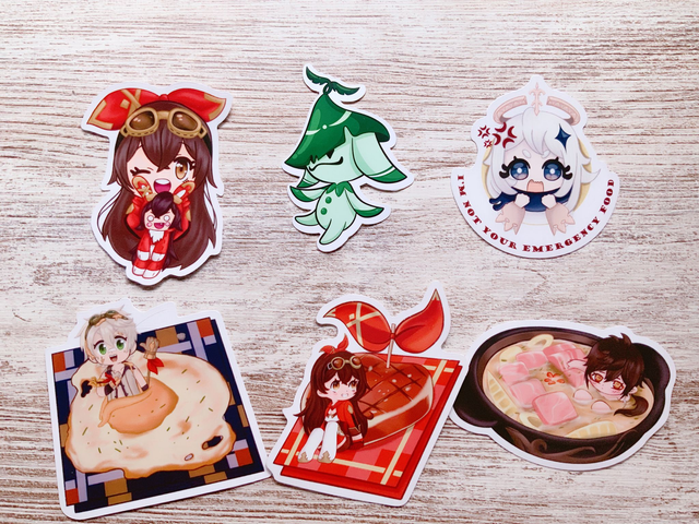 Genshin Impact Stikers 