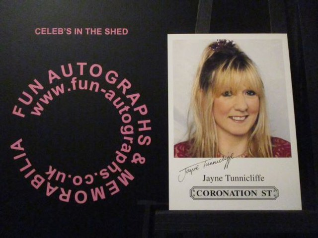 Jayne Tunnicliffe (Yana Lamb) Original Coronation Street Pre-Print Cast Card