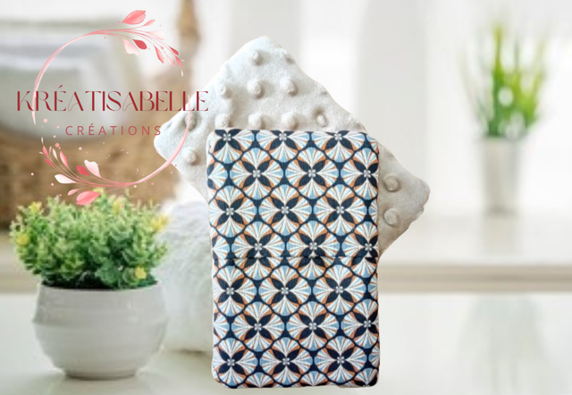 Lingette Démaquillante Ton "GRIS/NOIR"