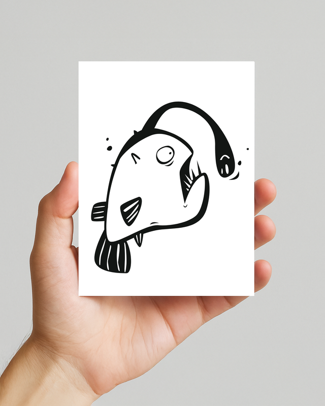 Hengelaarsvis | DIEREN collectie | A6 Kaart