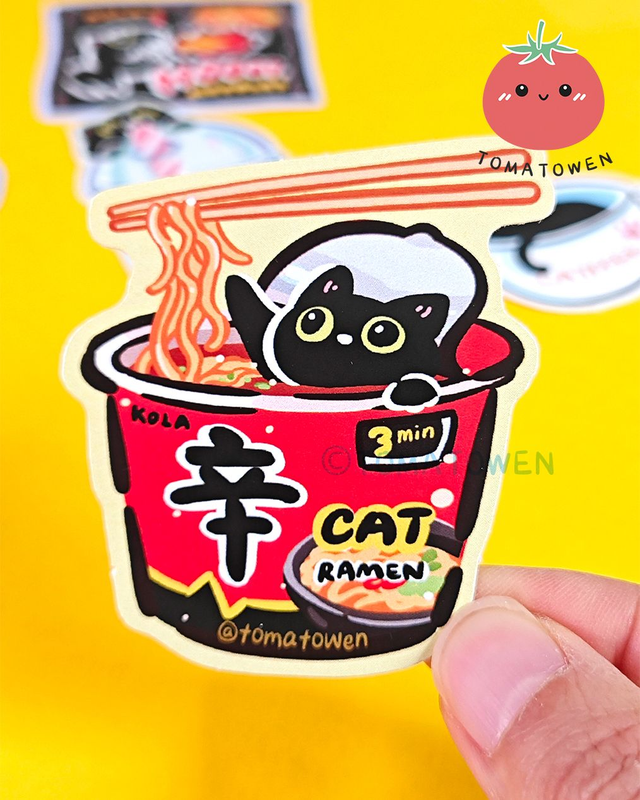 Sticker: Shin ramen cup noodles Kola