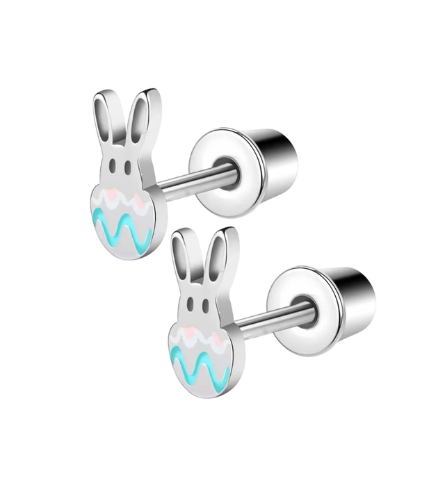 Rabbit in an Egg Mini Comfort Back Studs