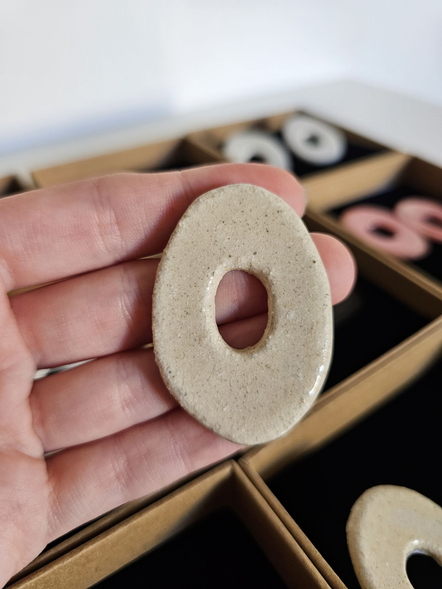 Boucles d&#039;oreilles Hestia coloris sable