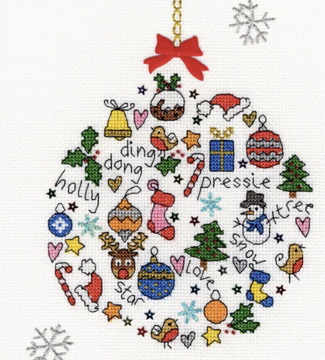 Love Yule Cross Stitch by Bothy Threads