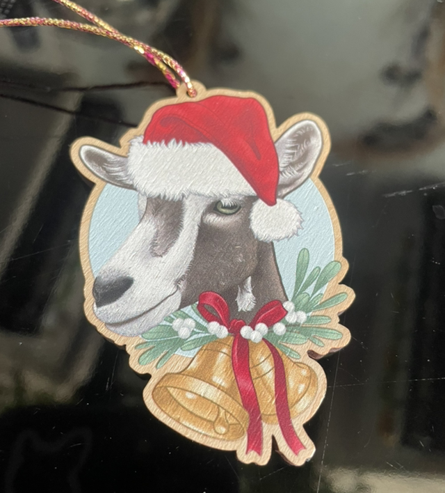 Goaty Soapy Christmas Key Ring 