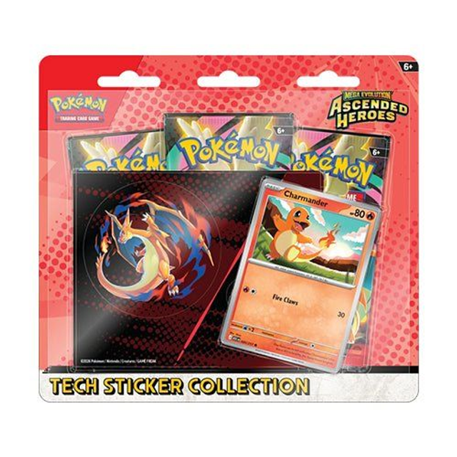 Mega Evolution - Ascended Heroes Tech Sticker Collection (1 Random Set)