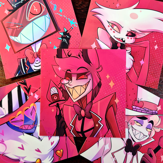 Old Hazbin Hotel Portrait Prints