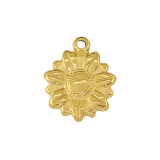 15 - Breloque fleurs moyenne