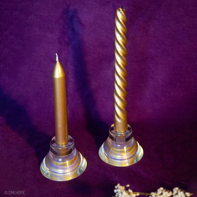 DUO BOUGEOIRS DORÉS