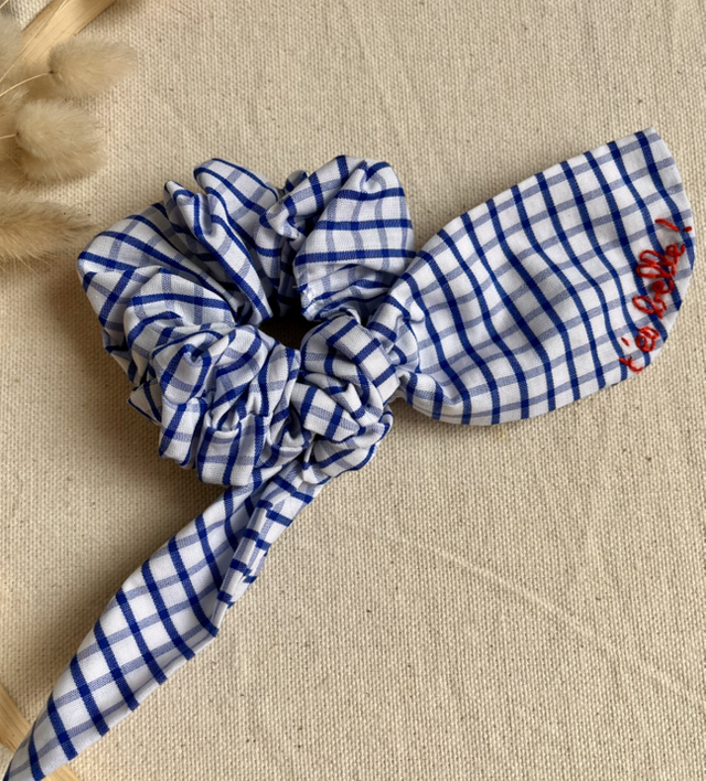 Mini Foulchie t’es belle (quadrillé bleu)