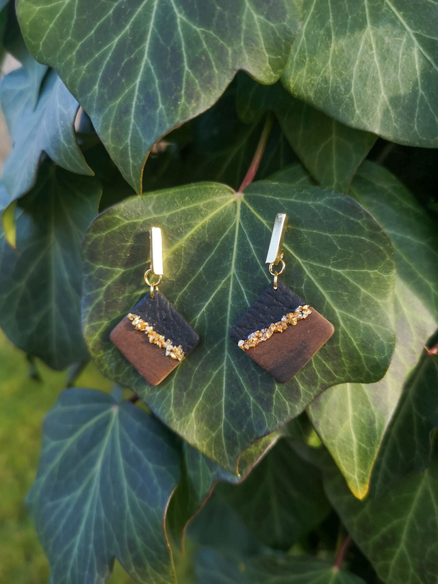 Collection Les Bois et Or - Boucles d&#039;oreilles Misha